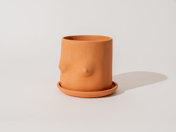 boob pot plant Terracotta Boob Pot – Group Partner
